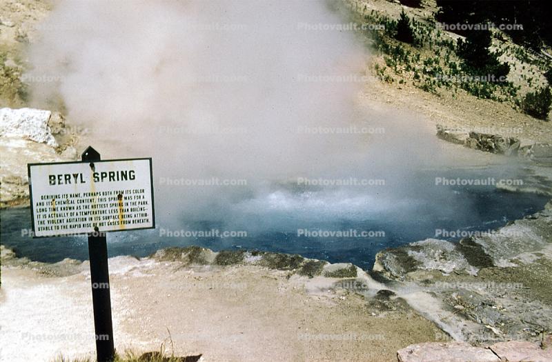 Beryl Spring, Hot Spring, Geothermal Feature, activity