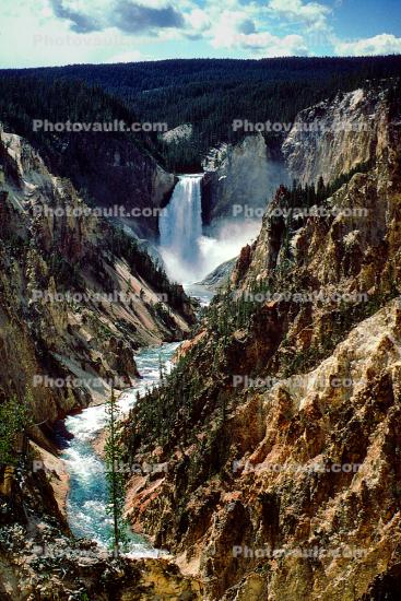 Yellowstone Falls, Grand Canyon of the Yellowstone, Waterfall