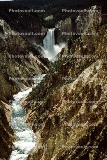 Yellowstone Falls, Grand Canyon of the Yellowstone, Waterfall