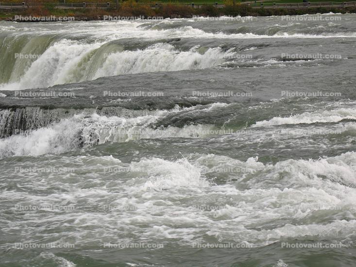 Texture of Water over the Falls, American Falls