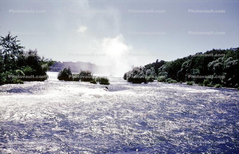 Whitewater Rapids, vibrant river, Mist, water, wet