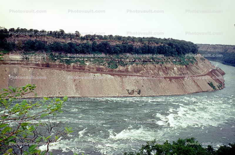 road, cliff, precarious, whitewater, turbulent. . Lawrence River