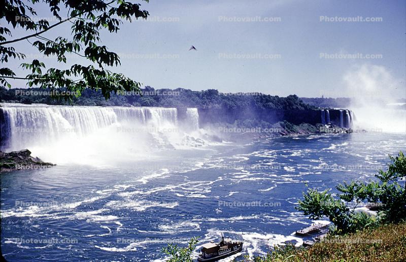 Whitewater Rapids, vibrant, riverMist, turbulent river, whitewater, American Falls