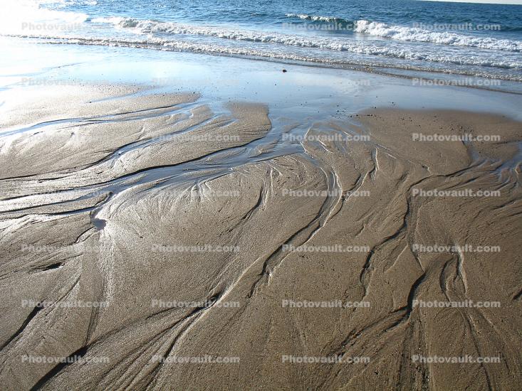 Waves & Water Sand Texture, Cape Cod, Seashore