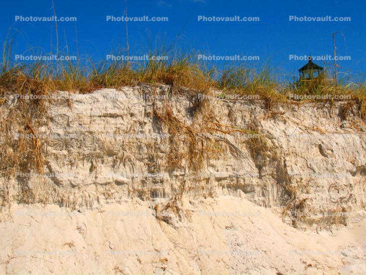 Cliff, Sand, Seashore, Erosion, Fort Myers, Florida