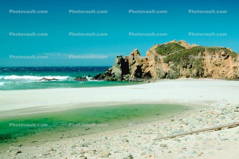 beach, sand, Pacific Ocean, rocks, rugged coast, coastline