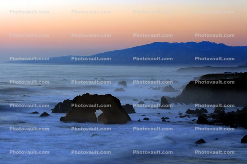 Arch, Sonoma County, Coastline, Coast, Pacific Ocean