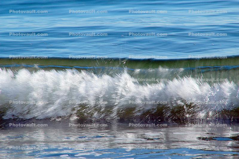 Breaking Wave at Drakes Bay, California, Momentary Water Sculpture