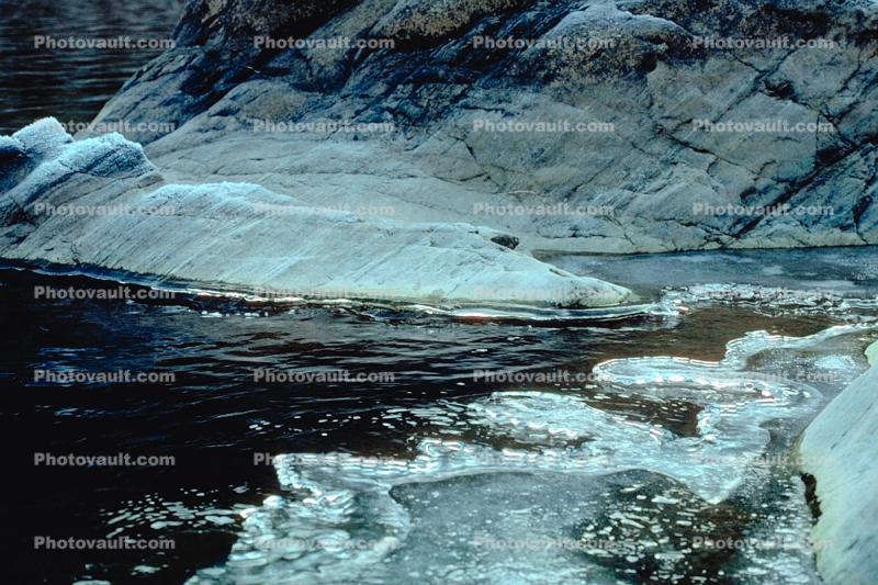 Ice, Trinity River, Trinity Alps