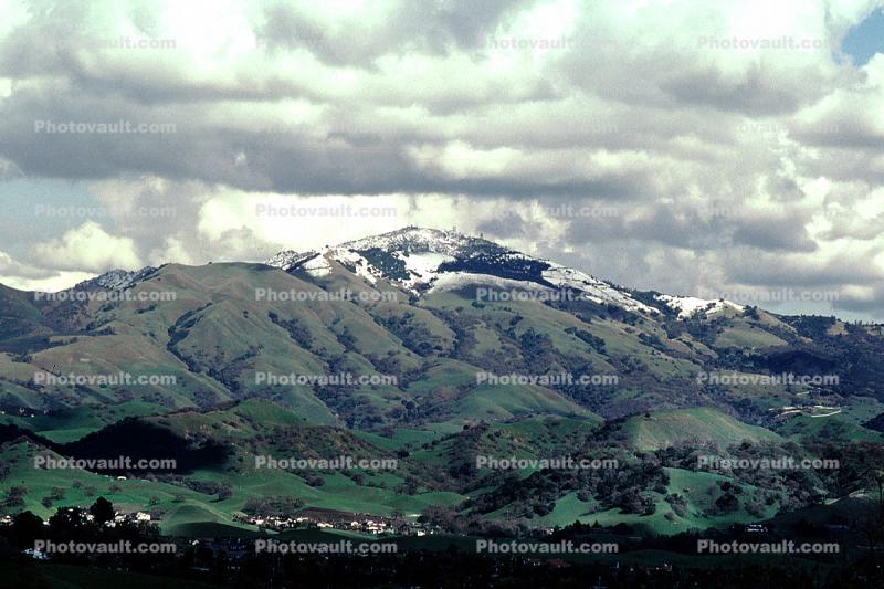 Mount Diablo in the Snow, snow covered, winter, wintertime