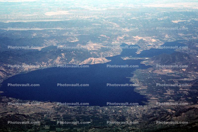 Mountains, lake, reservoir, water