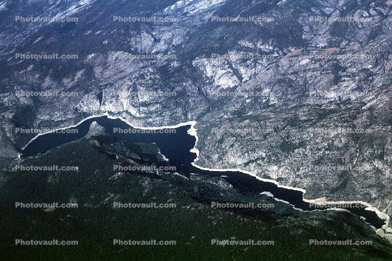 Hetch Hetchy Reservoir, mountains, Smith Peak, Gibson Mount