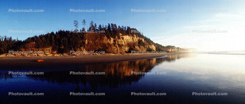 Golds Beach, Prairie Creek, Pacific Ocean, Panorama