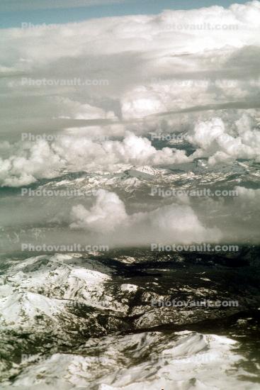 Clouds, Mountain, snow, Ice, Cold, Frozen, Icy, Winter