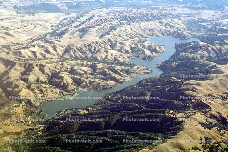Mountains, Reservoir, Lake, Foothills
