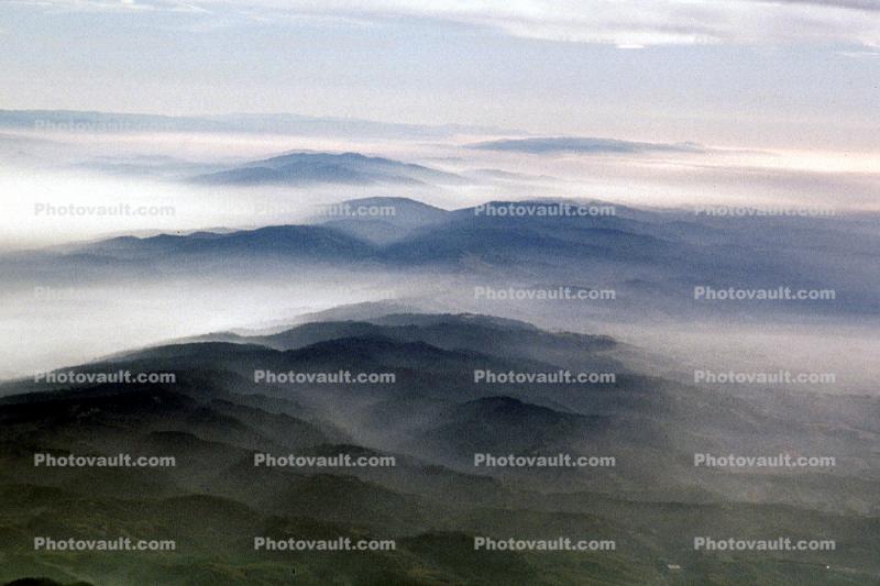 Fog, Hills, Mountains