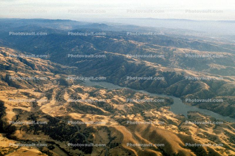 Lake Del Valle Regional Park, Reservoir, hills, mountains, Livermore, California, water