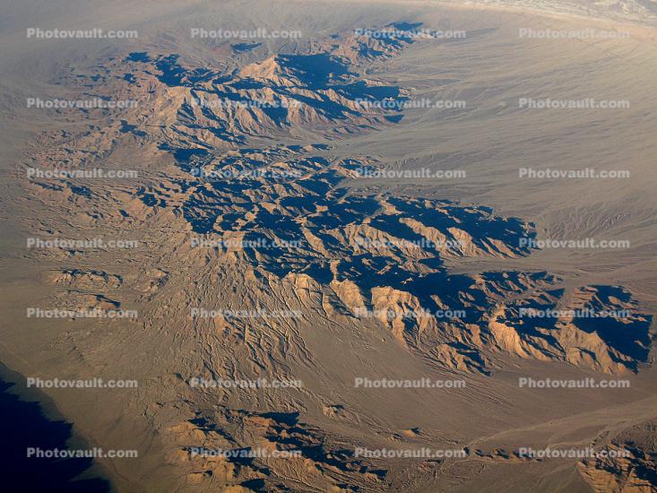 Fractal Landscape, Mojave Desert, east of Los Angeles