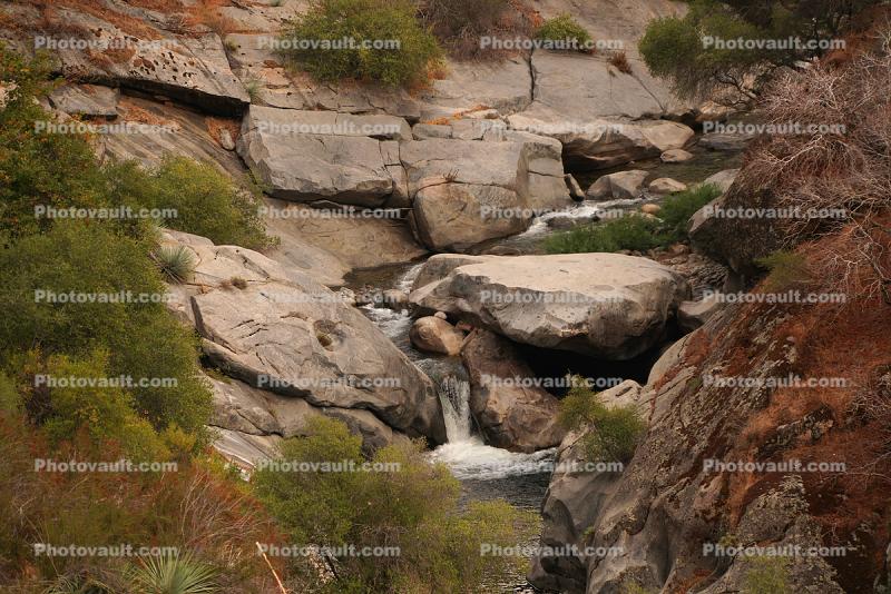 Kaweah River, Rocks, Boulders, Desiccated Mountains