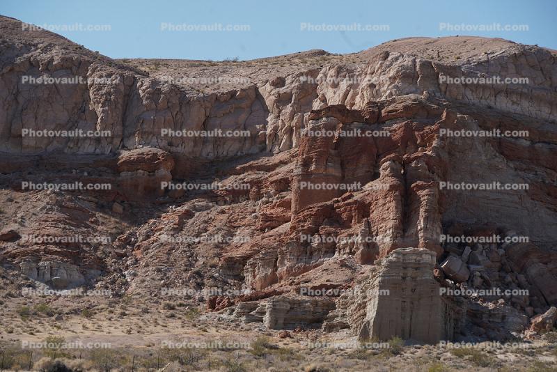 Cliff, Mountain, Outcropping, Red Rock Canyon State Park, Kern County