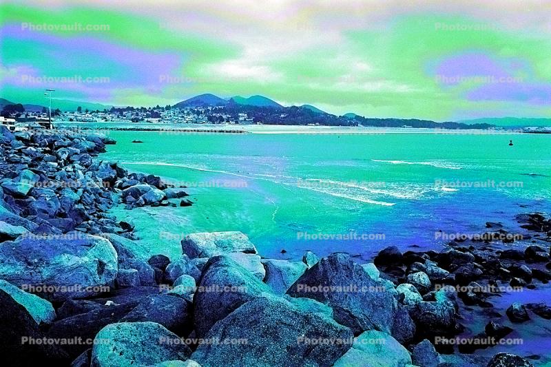 psychedelic Morro Rock, psyscape