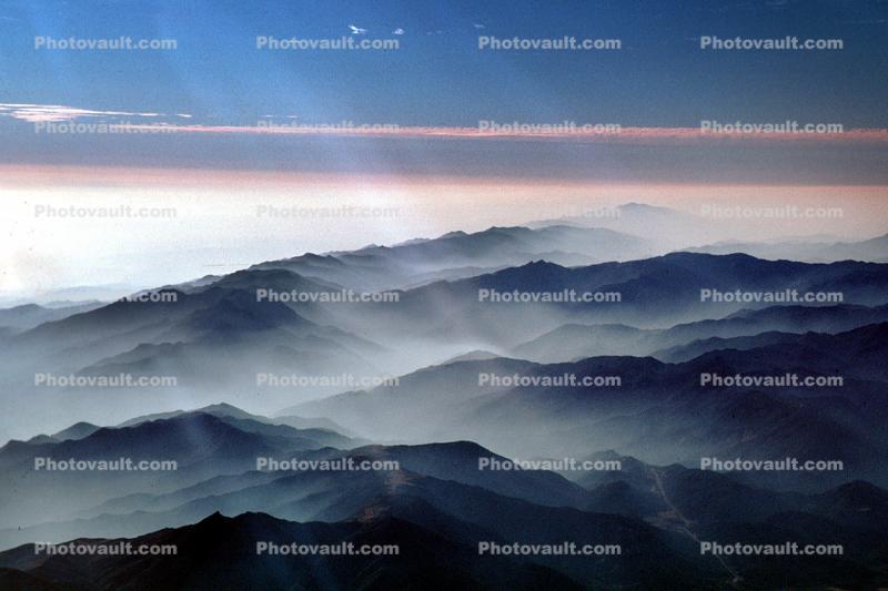 Misty Coastal Hills, Mountains, Santa Barbara County