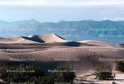 Sand Dunes, Death Valley National Park, Panamint Mountain Range