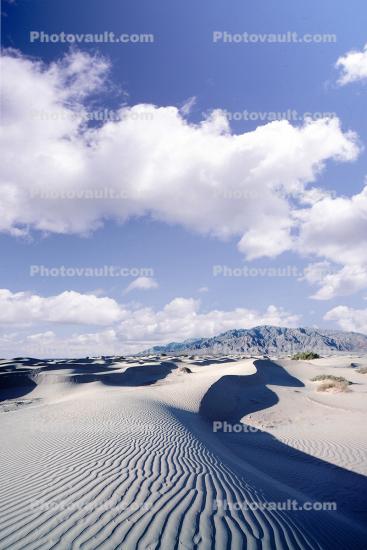 ripples, sandy, ridges, mountains, Sand Dunes, clouds, Wavelets
