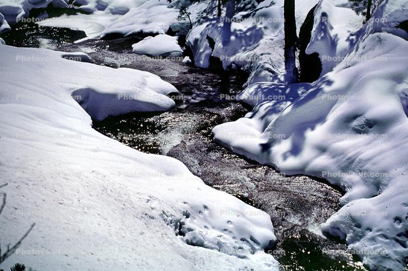 Stream in the Snow, Winter, Water