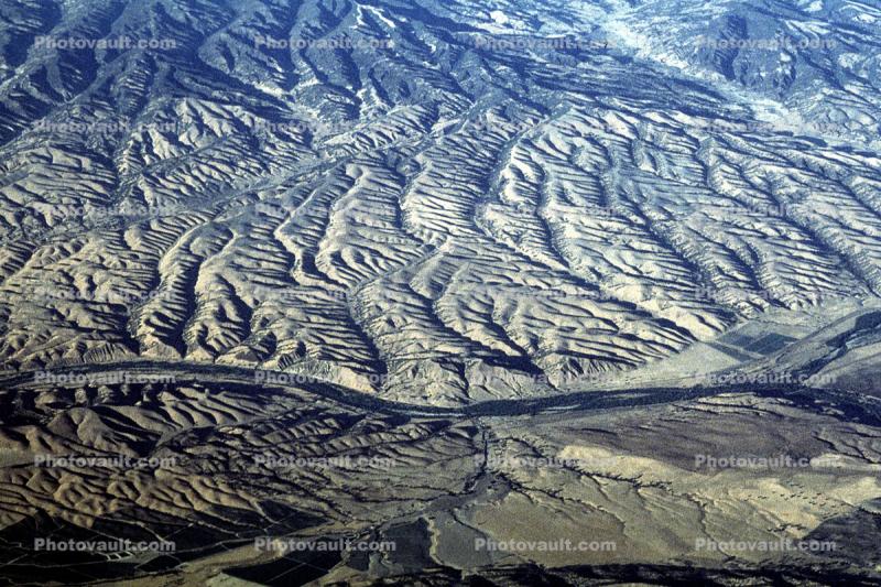 Nacimiento Reservoir,  Fractal Patterns, hills