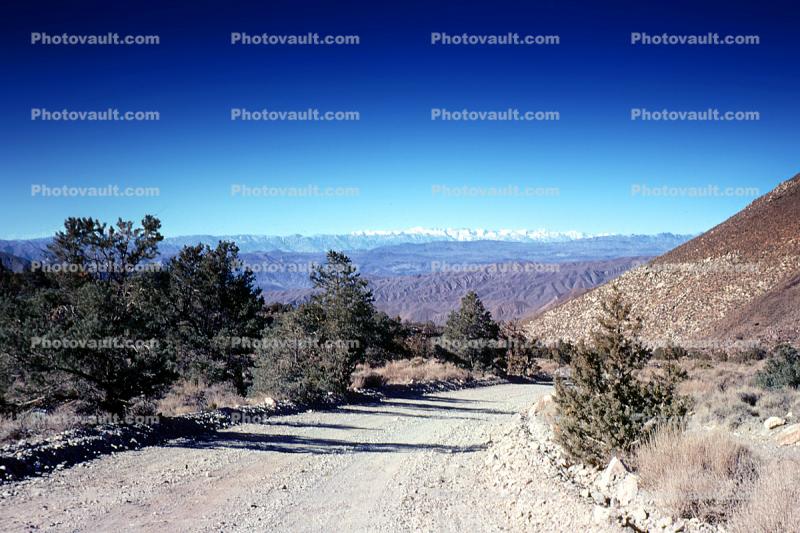 Dirt Road, Wildrose Canyon, unpaved, 1950s
