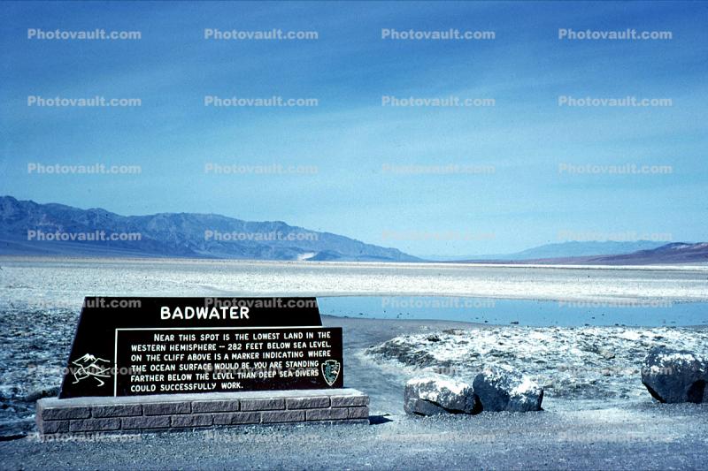 Badwater, Panamint Mountain Range