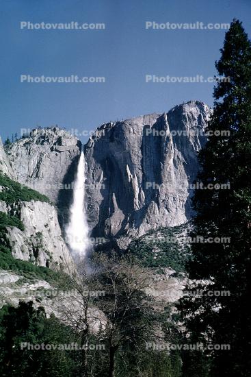 Yosemite Falls, granite cliffs