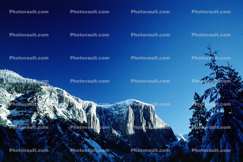 El Capitan, Valley, Winter, Granite Cliff