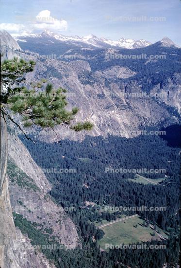 Granite Cliff, valley, mountains