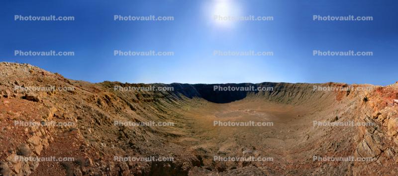 Barringer Meteor Crater, Arizona, Panorama
