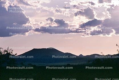 Mountains and Sunset Clouds