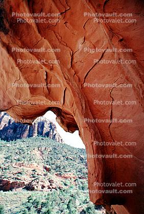 Rock texture, arch, outcropping
