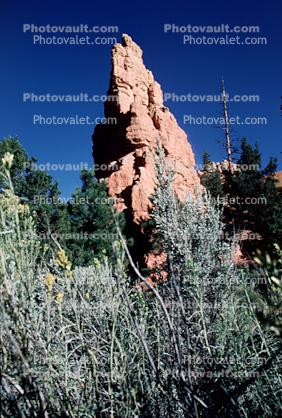 rock outcropping, sandstone, butte