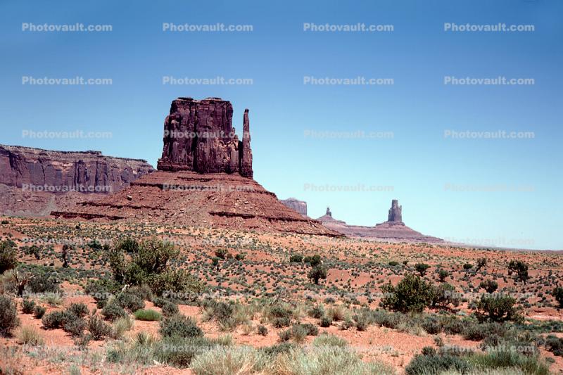Monument Valley, mitten, geologic feature, butte