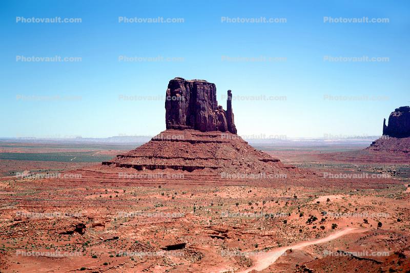 the Mittens, Monument Valley, geologic feature, butte