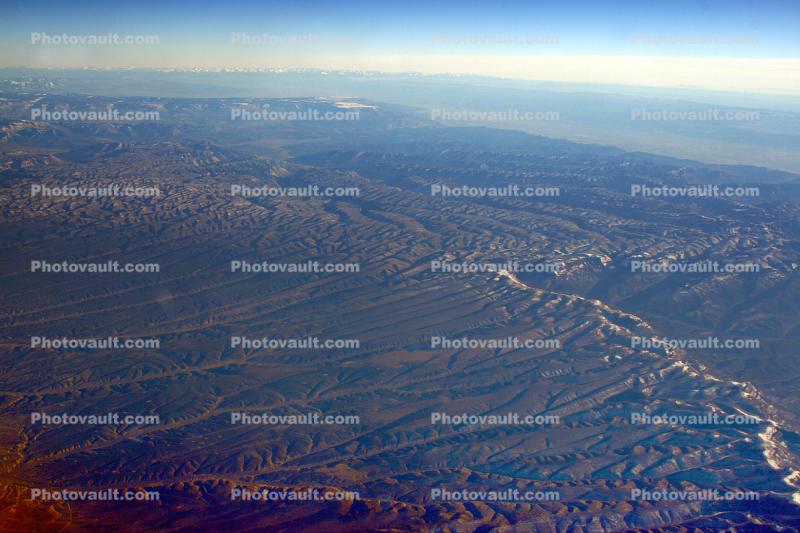 Fractal Landscape flying over Colorado