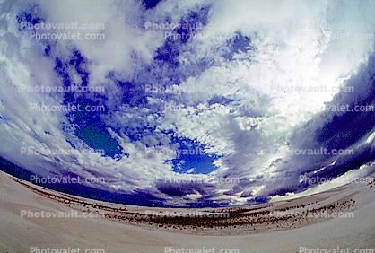 White Sands National Monument, New Mexico, Dark Clouds