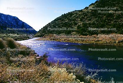 Rio Pueblo des Taos, water, river, mountain, valley