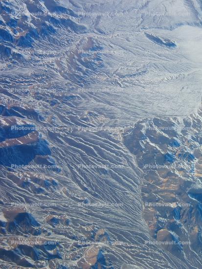 snow dusted fractal mountains, Snow, ice, cold, fractal landscape