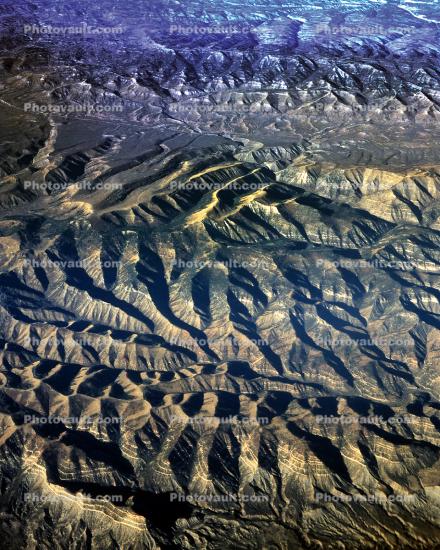 Fractal Patterns, Erosion, Mountains from the air