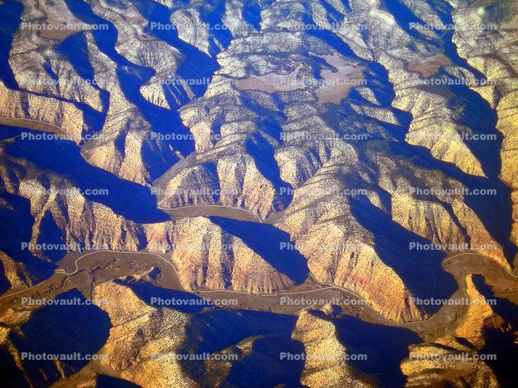 Rosa Plateau, Utah, Fractal Landscape, Patterns