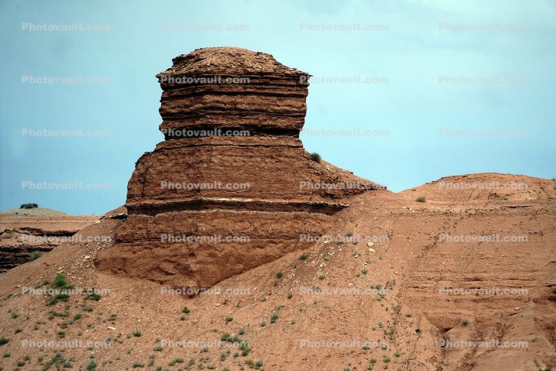 Sandstone Rock Formations, Geoforms, ButteKnob, 