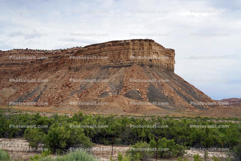 Sandstone Rock Formations, Geoform, mesa
