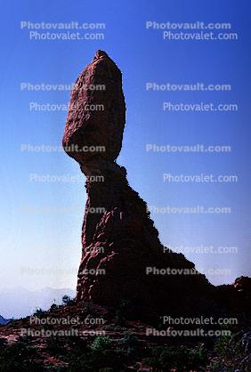 Balanced Rock, Arches National Park, Knob, Tower, HooDoo, Spire, Sandstone